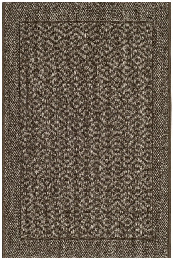 Safavieh Palm Beach Accent Jacquard Weave Area Rug - Timeless Elegance For Sophisticated Home Decor Silver Sisal With Latex Pab355d-2