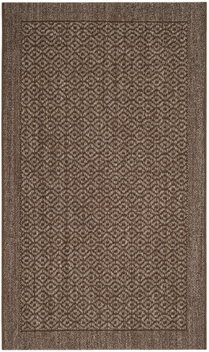 Safavieh Palm Beach Elegant Natural Fiber Rug For Hallways - Handcrafted Jacquard Weave With Earthy Tones Silver Sisal With Latex Pab355d-212