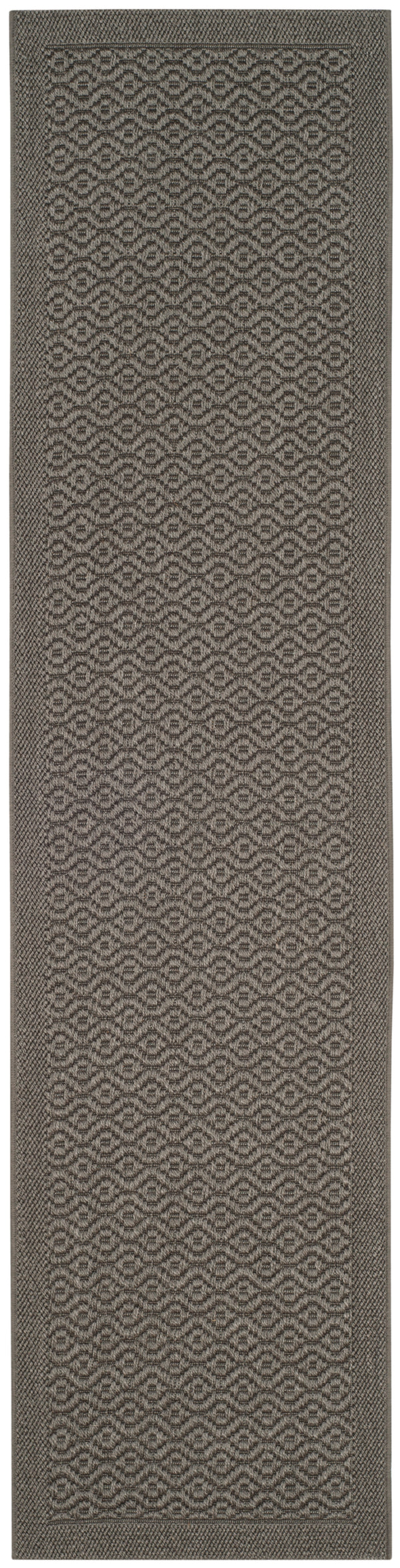 Safavieh Palm Beach Elegant Natural Fiber Rug For Hallways - Handcrafted Jacquard Weave With Earthy Tones Ash Sisal & Jute Pab355e-210