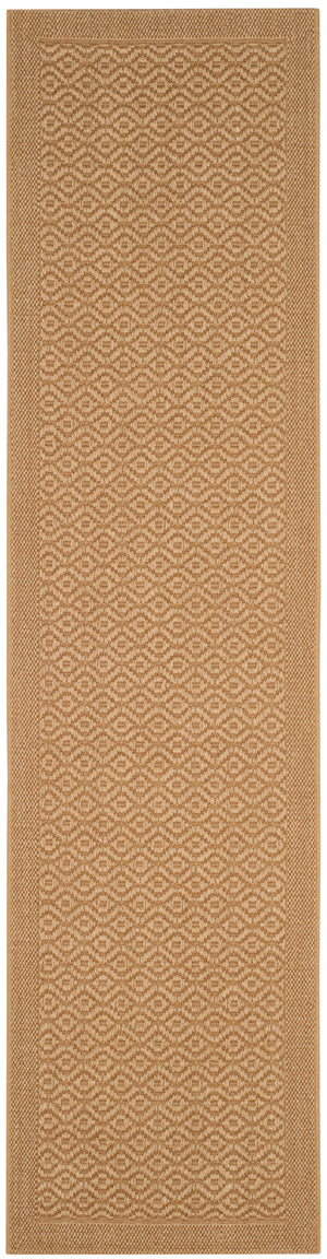 Safavieh Palm Beach Elegant Natural Fiber Rug For Hallways - Handcrafted Jacquard Weave With Earthy Tones Maize Sisal & Jute Pab355m-212