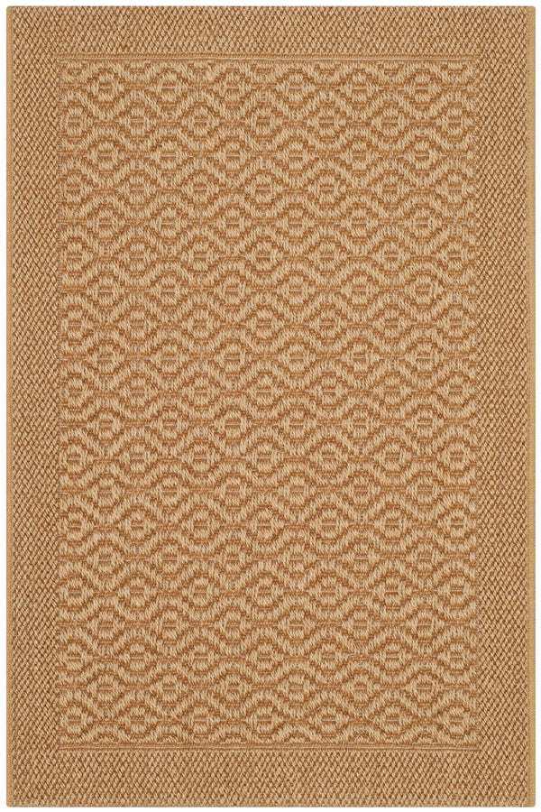 Safavieh Palm Beach Elegant Natural Fiber Rug For Hallways - Handcrafted Jacquard Weave With Earthy Tones Maize Sisal & Jute Pab355m-212