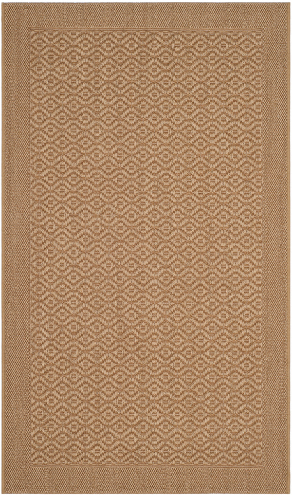 Safavieh Palm Beach Elegant Natural Fiber Rug For Hallways - Handcrafted Jacquard Weave With Earthy Tones Maize Sisal & Jute Pab355m-212