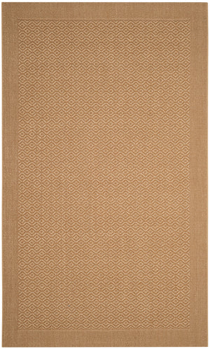 Safavieh Palm Beach Elegant Natural Fiber Rug For Hallways - Handcrafted Jacquard Weave With Earthy Tones Maize Sisal & Jute Pab355m-212