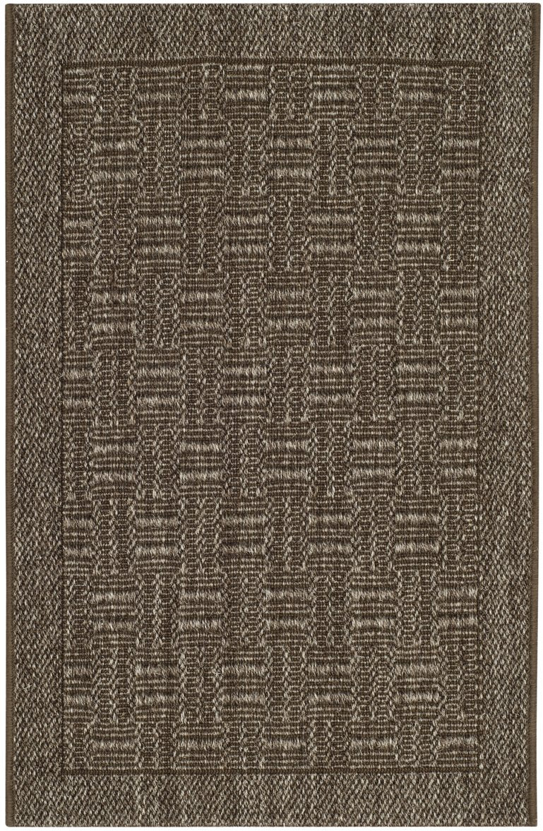 Safavieh Palm Beach Accent Rug - Stylish Geometric Design In Natural Colors, Perfect For Any Room Decor Silver Sisal & Jute Pab359d-2