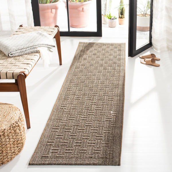 Safavieh Palm Contemporary Geometric Jute And Sisal Rug - Elevate Your Home Decor With Elegant Style And Texture Silver Sisal & Jute Pab359d-212
