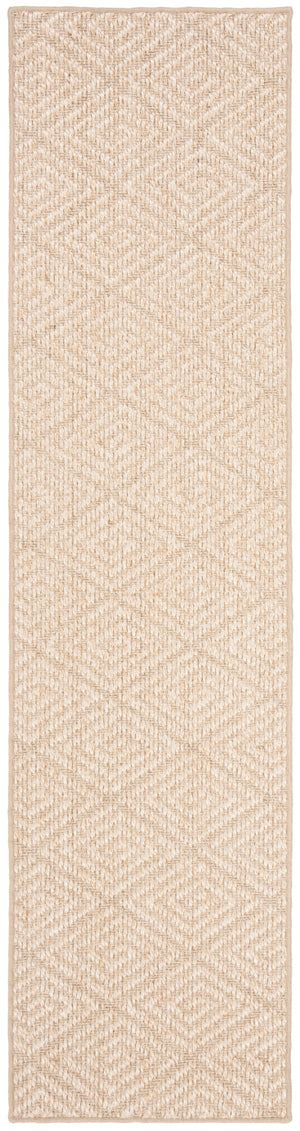 Safavieh Palm Natural Fiber Runner Rug | Chic Jacquard Weave With Geometric Design For Timeless Elegance Beige ,Beige Sisal Pab360a-6