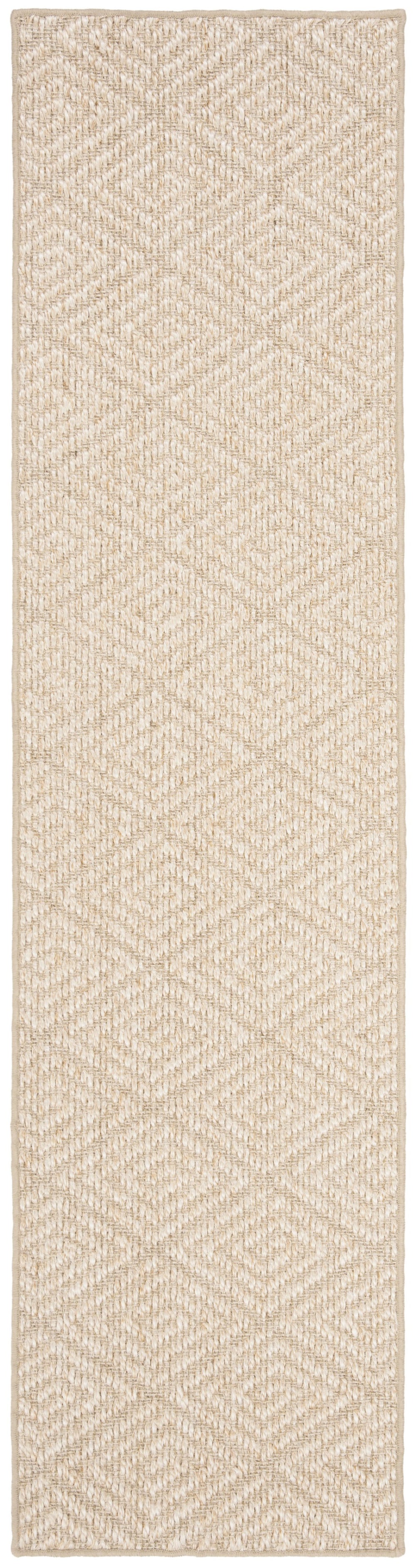 Safavieh Palm Sisal Area Rug 10'X14' Beige Jacquard Diamond Weave – Eco-Friendly, Low-Profile Durable Style PAB360A-10