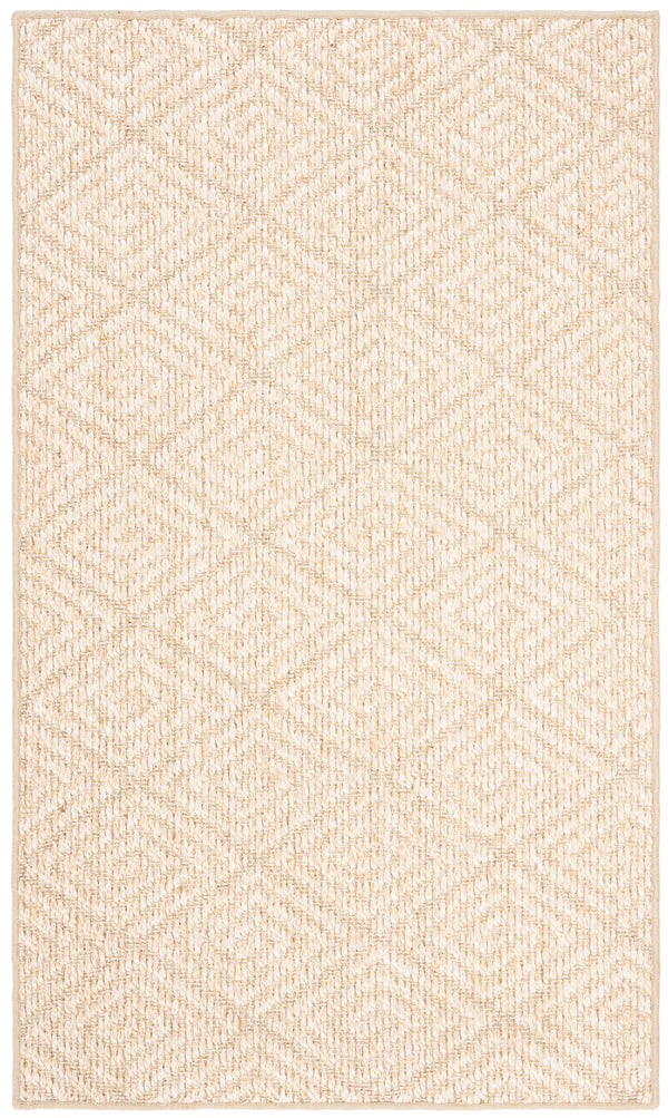 Safavieh Palm Natural Fiber Runner Rug | Chic Jacquard Weave With Geometric Design For Timeless Elegance Beige ,Beige Sisal Pab360a-6