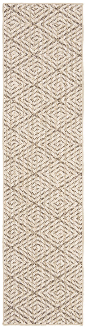 Safavieh Palm Beach 10X14 Beige Brown Sisal Rug – Geometric Coastal Jacquard Weave, Durable Low-Profile Comfort PAB360B-10