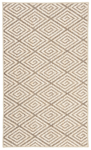 Safavieh Palm Natural Fiber Runner Rug | Chic Jacquard Weave With Geometric Design For Timeless Elegance Beige ,Brown Sisal Pab360b-212