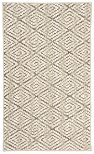 Safavieh Palm Beach 10X14 Beige Brown Sisal Rug – Geometric Coastal Jacquard Weave, Durable Low-Profile Comfort PAB360B-10