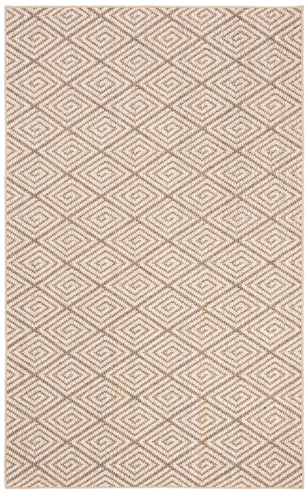 Safavieh Palm Natural Fiber Runner Rug | Chic Jacquard Weave With Geometric Design For Timeless Elegance Beige ,Brown Sisal Pab360b-212