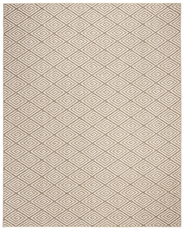 Safavieh Palm Beach 10X14 Beige Brown Sisal Rug – Geometric Coastal Jacquard Weave, Durable Low-Profile Comfort PAB360B-10