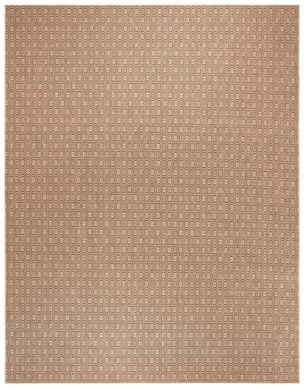Safavieh Palm Beach 512A Natural Black Geometric Jute Rug 5X8 — Durable Jacquard Weave, Low-Profile, Coastal Chic PAB512A-6