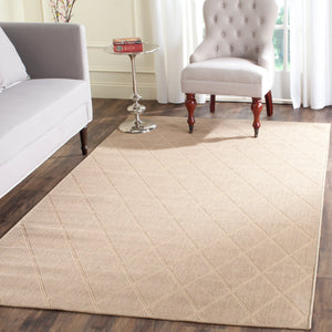 Safavieh Palm Beach Natural Jute Diamond Patterned Rug - Eco-friendly Chic For Hallways And Entryways Seagrass 90% Jute,10% Polypropylene Multifilament Pab514a-212