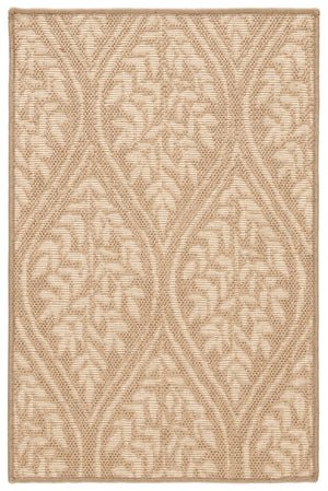 Safavieh Palm Exquisite Accent Area Rug - Jacquard Weave, Durable Jute Blend, Timeless Botanical Design Sand ,Natural 90% Jute,10% Polypropylene Multifilament Pab515a-2