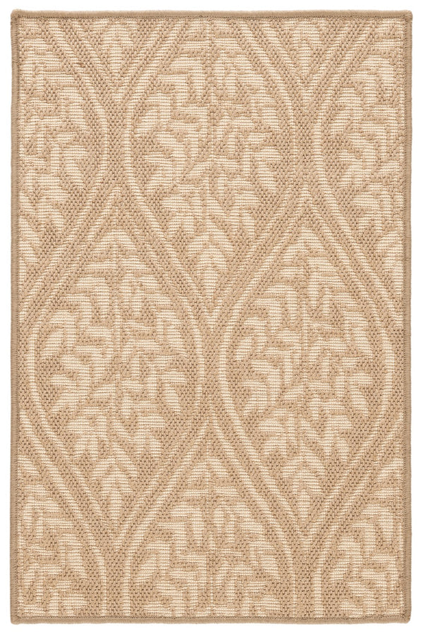 Safavieh Palm Exquisite Accent Area Rug - Jacquard Weave, Durable Jute Blend, Timeless Botanical Design Sand ,Natural 90% Jute,10% Polypropylene Multifilament Pab515a-2