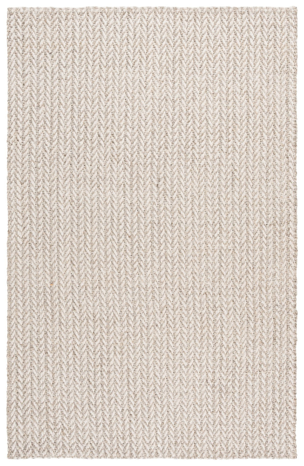 Safavieh Palm Beach 616F Ivory Grey Chevron Rug — Wool‑Sisal Herringbone Weave, Low‑Profile Cushioned Texture For Coastal Modern DéCor 6'-0" x 9'-0" PAB616F-6