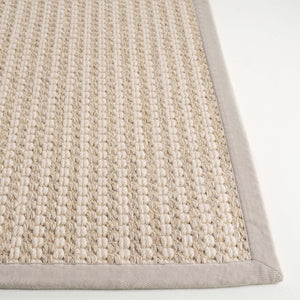 Safavieh Palm Beach Wool & Sisal Rug - Timeless Elegance For Your Home With Durable Comfort & Natural Charm Ivory Wool & Sisal Pab618a-8