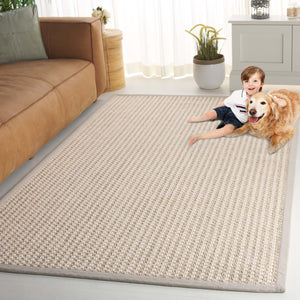 Safavieh Palm Beach Wool & Sisal Rug - Timeless Elegance For Your Home With Durable Comfort & Natural Charm Ivory Wool & Sisal Pab618a-8