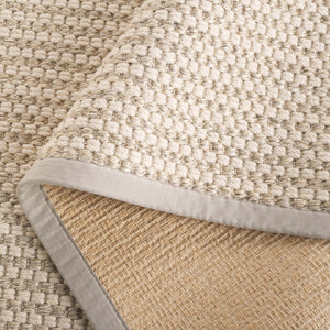 Safavieh Palm Beach Wool & Sisal Rug - Timeless Elegance For Your Home With Durable Comfort & Natural Charm Ivory Wool & Sisal Pab618a-8