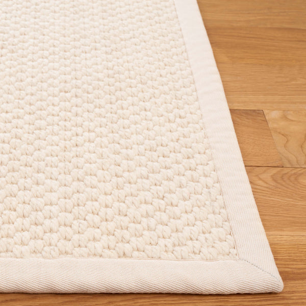 Safavieh Palm Beach Elegant Wool Area Rug - Handcrafted, Durable, Soft Texture For Timeless Home Decor Ivory Wool Pab619a-28