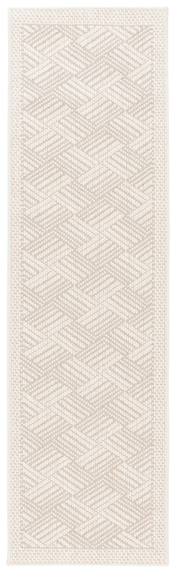 Safavieh Palm Beach Luxurious Geometric Area Rug - Elegant Wool & Sisal Blend For Modern Home Decor Elegance Ivory Wool & Sisal Pab620a-4