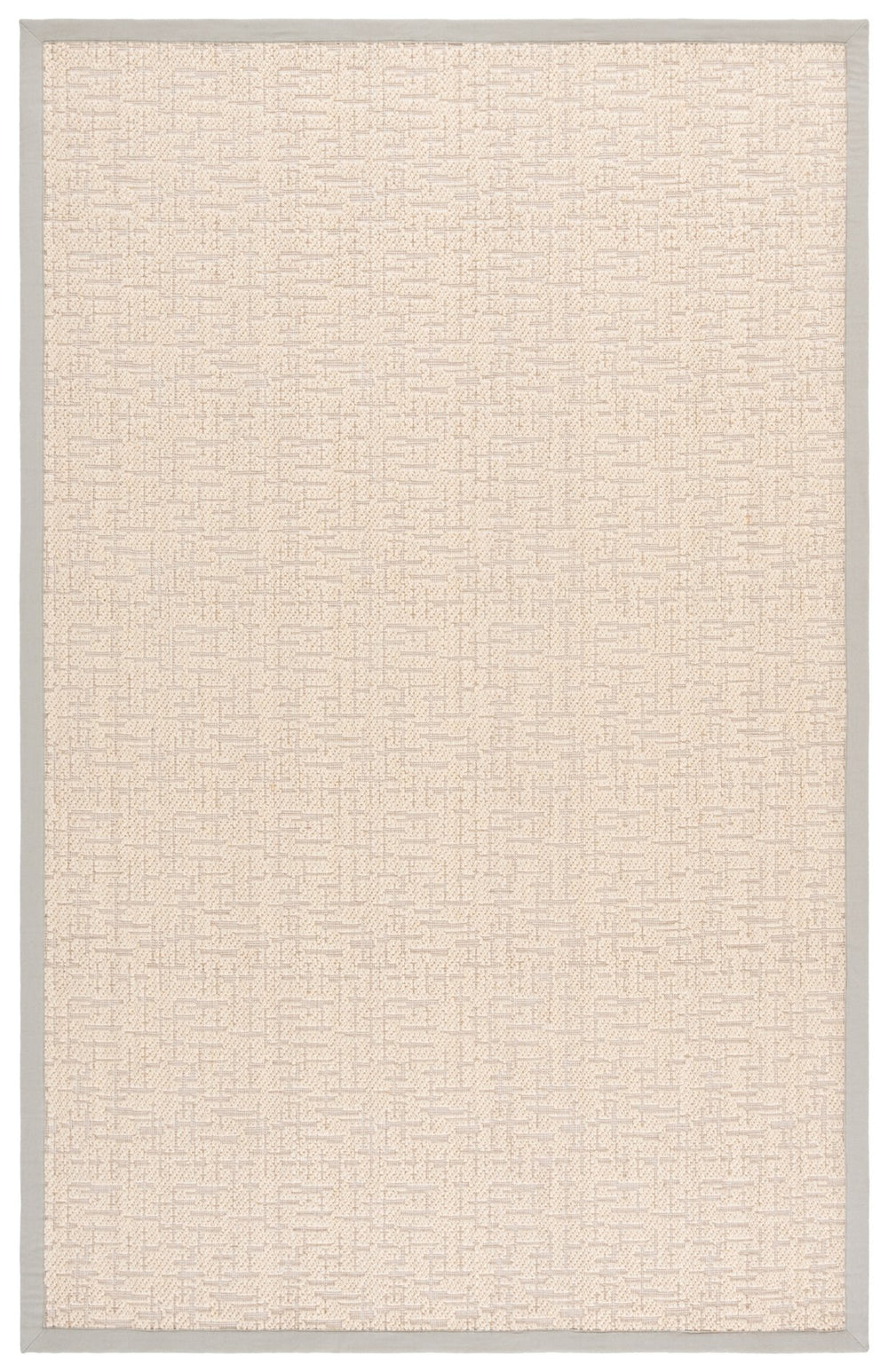 Safavieh Palm Wool-Jute Bouclé Rug In Ivory With Subtle Geometric Texture For Coastal, Modern, Transitional Homes 6'-0" x 9'-0" PAB623A-6