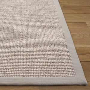 Safavieh Palm Boucle Wool-Jute Area Rug In Grey And Ivory — Low-Profile Texture, Durable Coastal Elegance 6'-0" x 9'-0" PAB624F-6