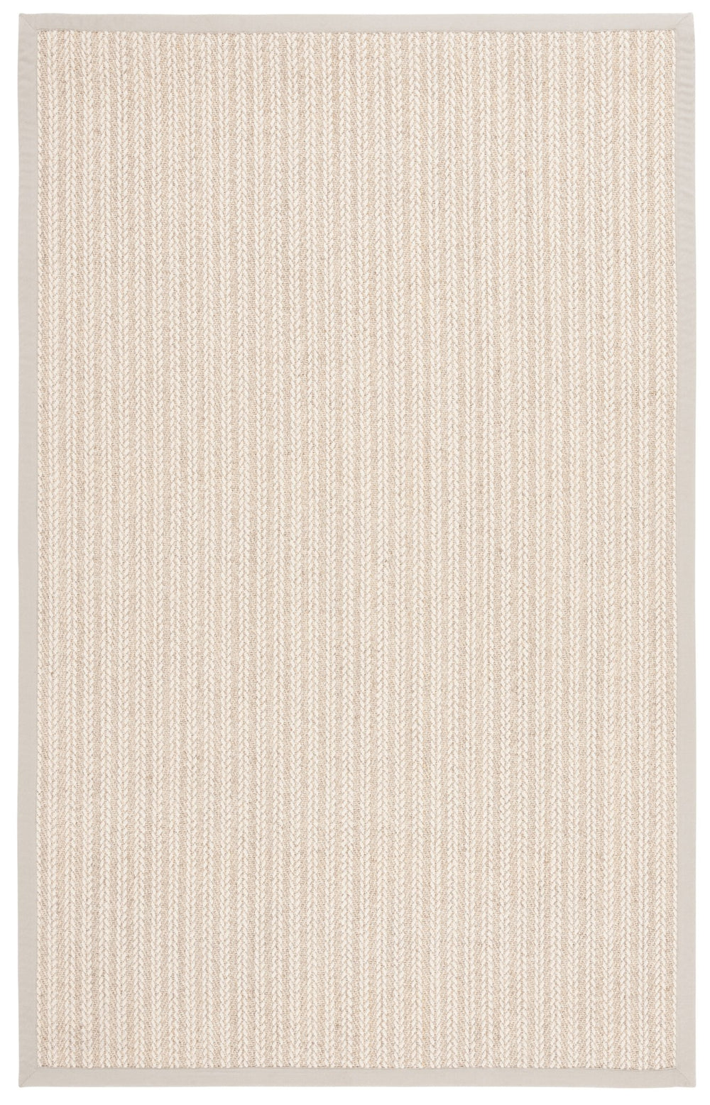 Safavieh Palm Beach Area Rug – Timeless Elegance In Striped Design For A Sophisticated Living Space Decor Ivory Wool & Sisal Pab625a-3