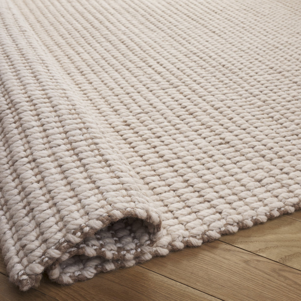 Safavieh Palm Beach-Inspired Ivory Natural Wool Jute Rug — Low-Profile Double-Weave For Durable Comfort 6'-0" x 9'-0" PAB631A-6