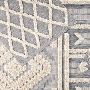 Jaipur Living Jaipur Living Sani Kilim Flatweave Rug Geometric Pattern for Indoor Outdoor Spaces 5'3"X7'6" RUG142894