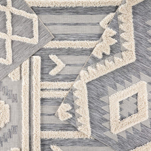 Jaipur Living Jaipur Living Makaya Kilim Flatweave Geometric Rug for Indoor Outdoor Spaces 7'10"X10'10" RUG142902