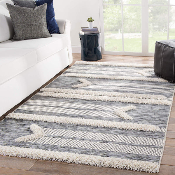 Jaipur Living Jaipur Living Hanai Kilim Flatweave Rug Tribal Geometric Bohemian Indoor Outdoor 8'9"X12'5" RUG142908