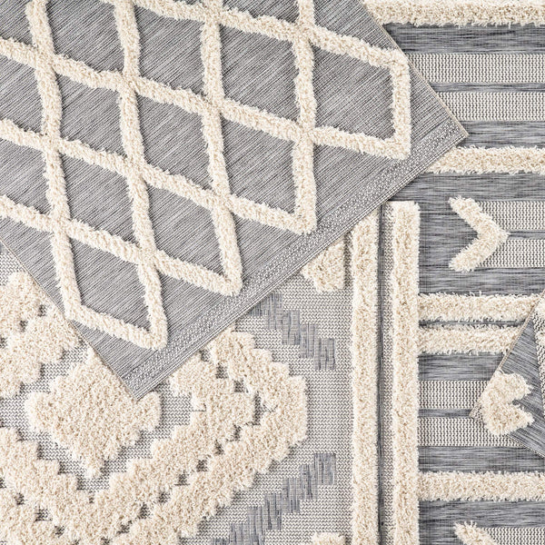 Jaipur Living Jaipur Living Bandalier Trellis Polypropylene Rug for Patio Foyer or Bohemian Room 4' x 5'7" RUG142911