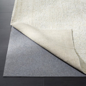 Safavieh Premium Grey Polyester Runner Rug Low Pile Slip Resistant Hallway Entryway Mat 2'-0" x 6'-0" PAD230-26
