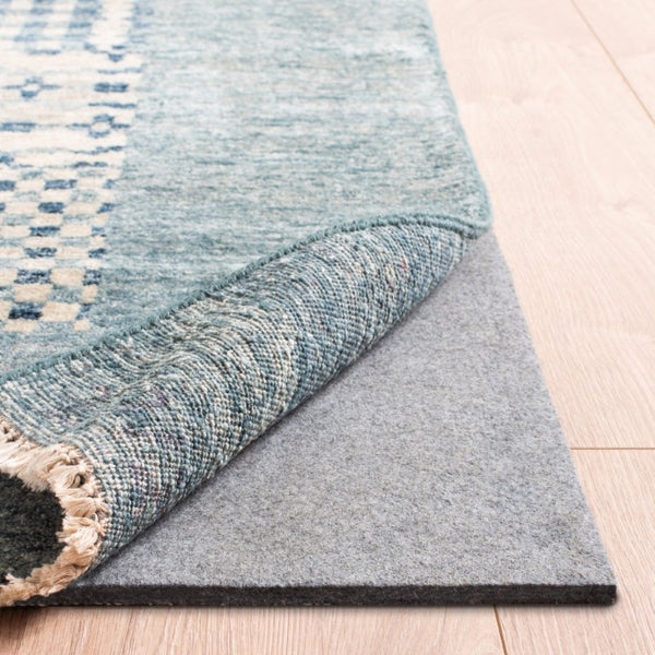 Safavieh Premium Grey Polyester Runner Rug Low Pile Slip Resistant Hallway Entryway Mat 2'-0" x 8'-0" PAD230-28