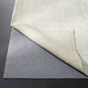 Safavieh Premium Low-Profile Grey Round Area Rug — Washable, Stain-Resistant Polyester, Subtle Pattern, Slip-Safe Finish 4'-0" x 4'-0" PAD230-4R