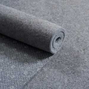 Safavieh Premium Plush Low‑Pile Grey Area Rug — 4X4 Square Washable Mat With Subtle Texture, Durable Power‑Loomed Finish 4'-0" x 4'-0" PAD230-4SQ