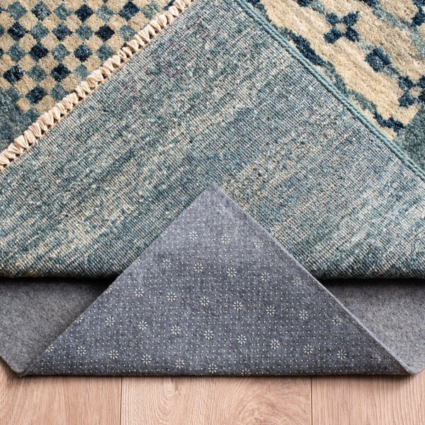 Safavieh Premium Solid Grey Power Loomed Polyester Area Rug Low Pile for Large Living Spaces 5' x 8' PAD230-5