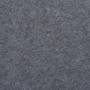 Safavieh Premium Solid Grey Power Loomed Polyester Area Rug Low Pile for Large Living Spaces 5' x 8' PAD230-5