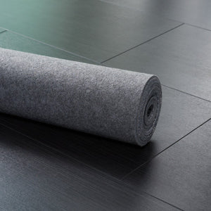 Safavieh Premium Solid Grey Power Loomed Polyester Area Rug Low Pile for Large Living Spaces 6' x 9' PAD230-6