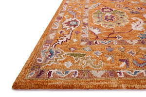 Padma 100% Wool Hooked Transitional Rug - Artisan Crafted with Bold Colors for Timeless Style