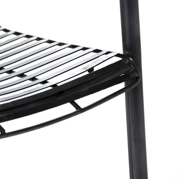 Zentique Finn Dining Chair – Sleek Minimalist Iron Frame, Ergonomic Comfort, Durable Powder-Coated Finish for Modern Homes PF7133