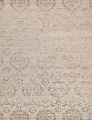 Pasargad Luxurious Hand-knotted Silk & Wool Area Rug - Stylish, Durable Elegance For Any Space   Pale-294-4 9x12