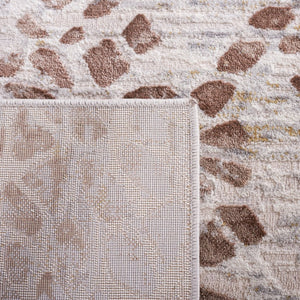 Safavieh Palma Abstract Low Pile Area Rug in Warm Neutral Tones for Entryways and Living Rooms PAM308A-2