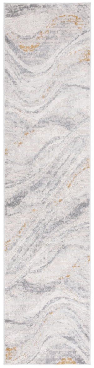 Safavieh Palma Elegant Area Rug - Luxurious Plush Touch And Contemporary Design For Modern Living Spaces Beige ,Light Grey 75% Polypropylene 25% Polyester Pam310a-5sq