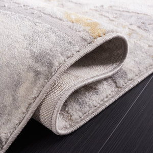 Safavieh Palma Elegant Area Rug - Luxurious Plush Touch And Contemporary Design For Modern Living Spaces Beige ,Light Grey 75% Polypropylene 25% Polyester Pam310a-5sq