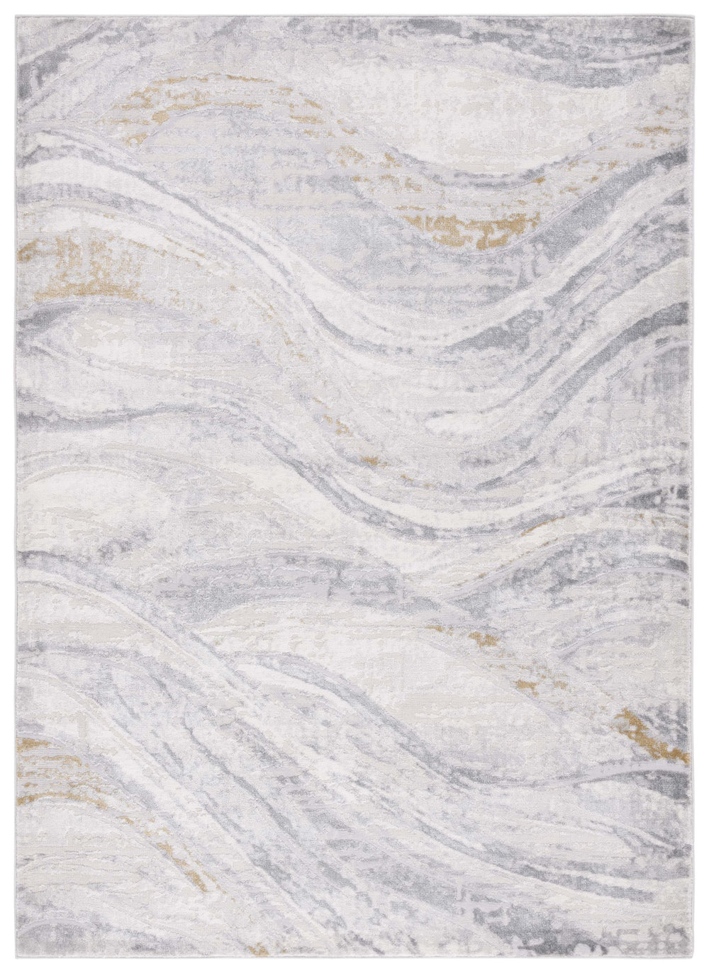 Safavieh Palma Elegant Area Rug - Luxurious Plush Touch And Contemporary Design For Modern Living Spaces Beige ,Light Grey 75% Polypropylene 25% Polyester Pam310a-5sq