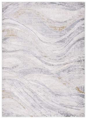 Safavieh Palma Elegant Area Rug - Luxurious Plush Touch And Contemporary Design For Modern Living Spaces Beige ,Light Grey 75% Polypropylene 25% Polyester Pam310a-5sq